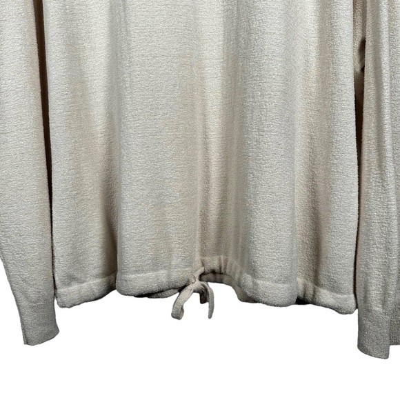 BAREFOOT DREAMS Cozychic Ultra Lite Slouchy Long Sleeve Pullover in faded rose - Picture 9 of 14